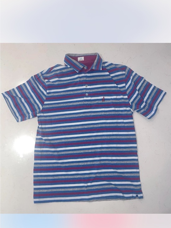 johnnie-O Other - johnnie-O Blue, White & Red Striped Short Sleeve Polo Nice!